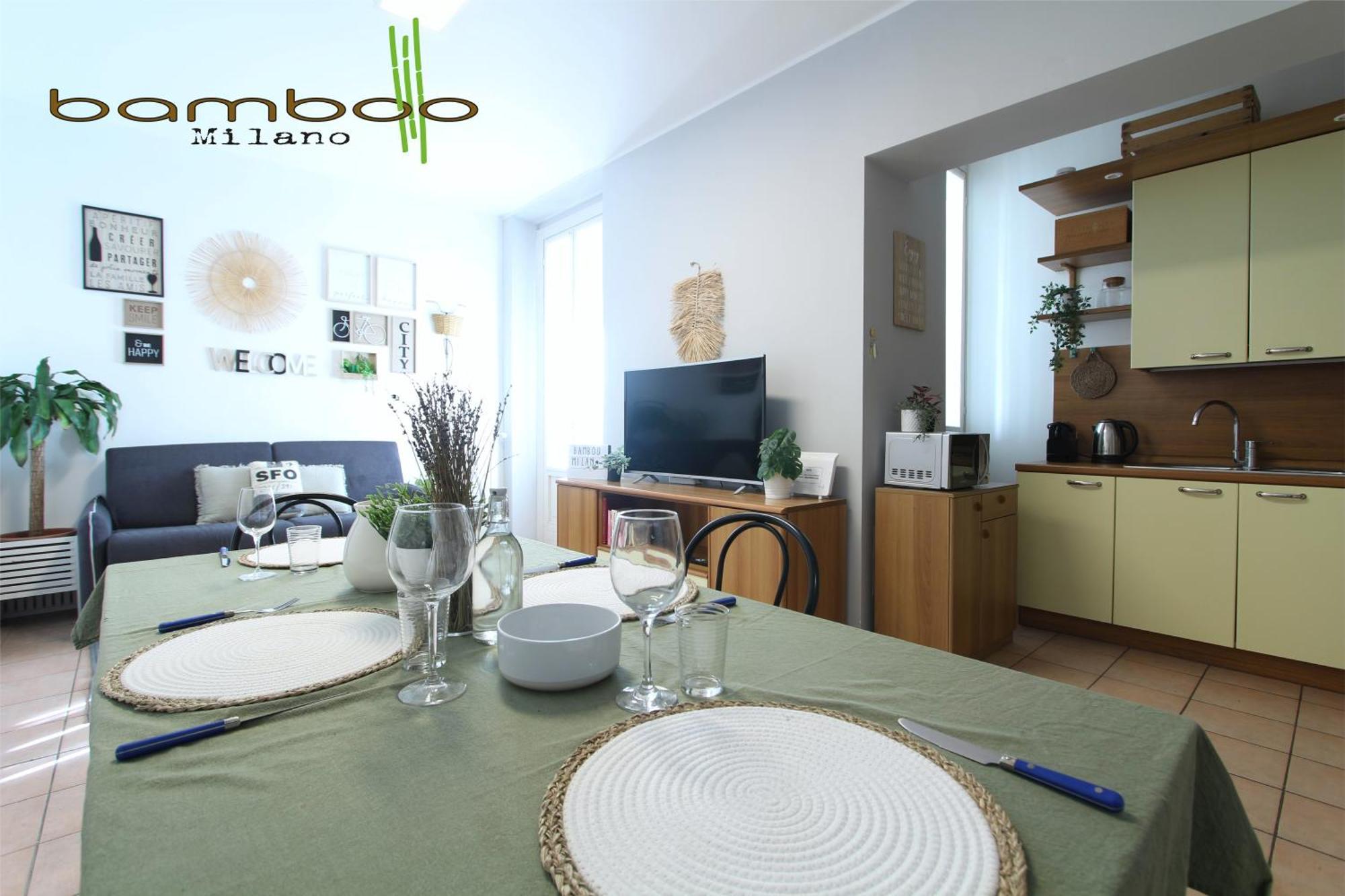 Appartement Bamboo Copernico Station Milan